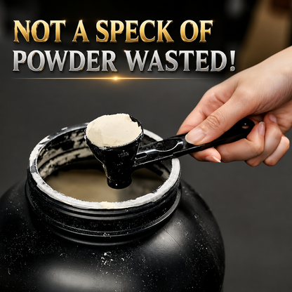 Sliding Spoon Funnel for Protein Creatine Coffee Powder