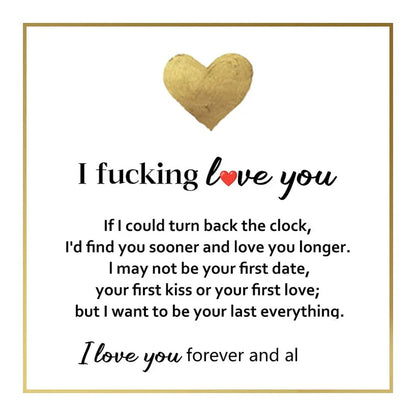 For Love - I   F🖤cking Love You Ring