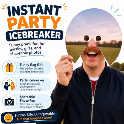 Mirror Face Mask – Hilarious Selfie & Party Prop