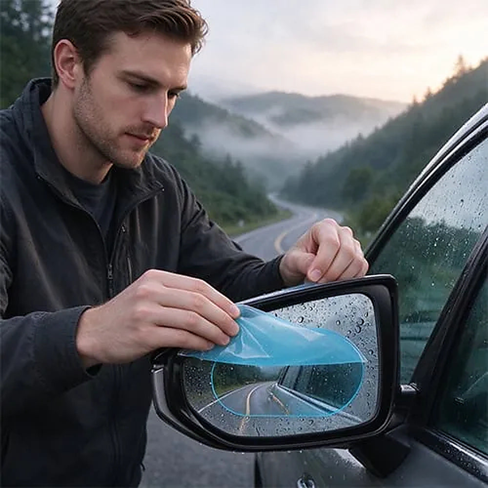 🚗🌧️Car Rearview Mirror Anti-Rain Film
