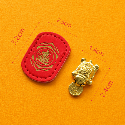 2026 Golden Turtle Charm – Bites onto Luck, Never Lets Go