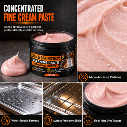 🔥🧽 Erase Burnt Grease Instantly! – Heavy-Duty Cleaning Paste ✨