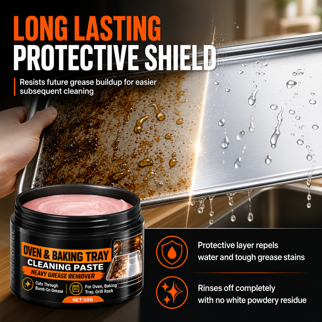 🔥🧽 Erase Burnt Grease Instantly! – Heavy-Duty Cleaning Paste ✨
