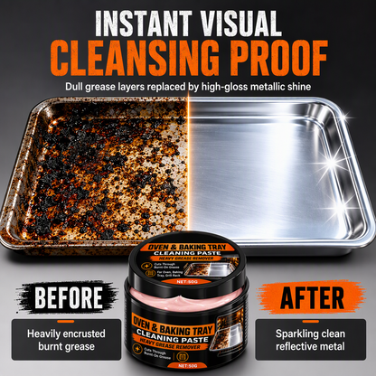 🔥🧽 Erase Burnt Grease Instantly! – Heavy-Duty Cleaning Paste ✨