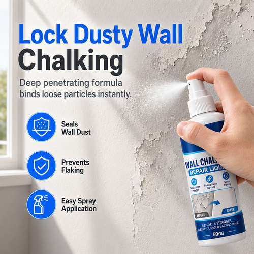 🥳Wall Repair Solution—prevents chalking, provides deep adhesion, and is waterproof✅