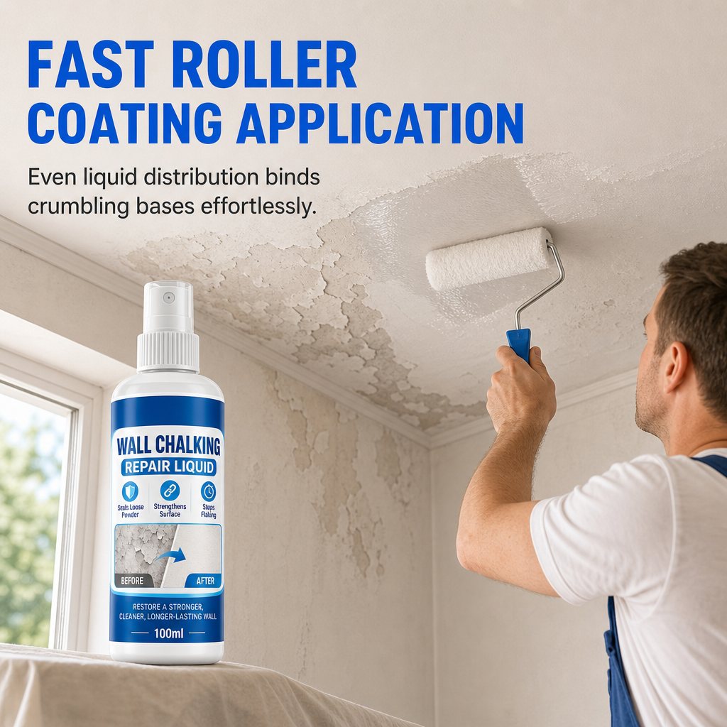 🥳Wall Repair Solution—prevents chalking, provides deep adhesion, and is waterproof✅