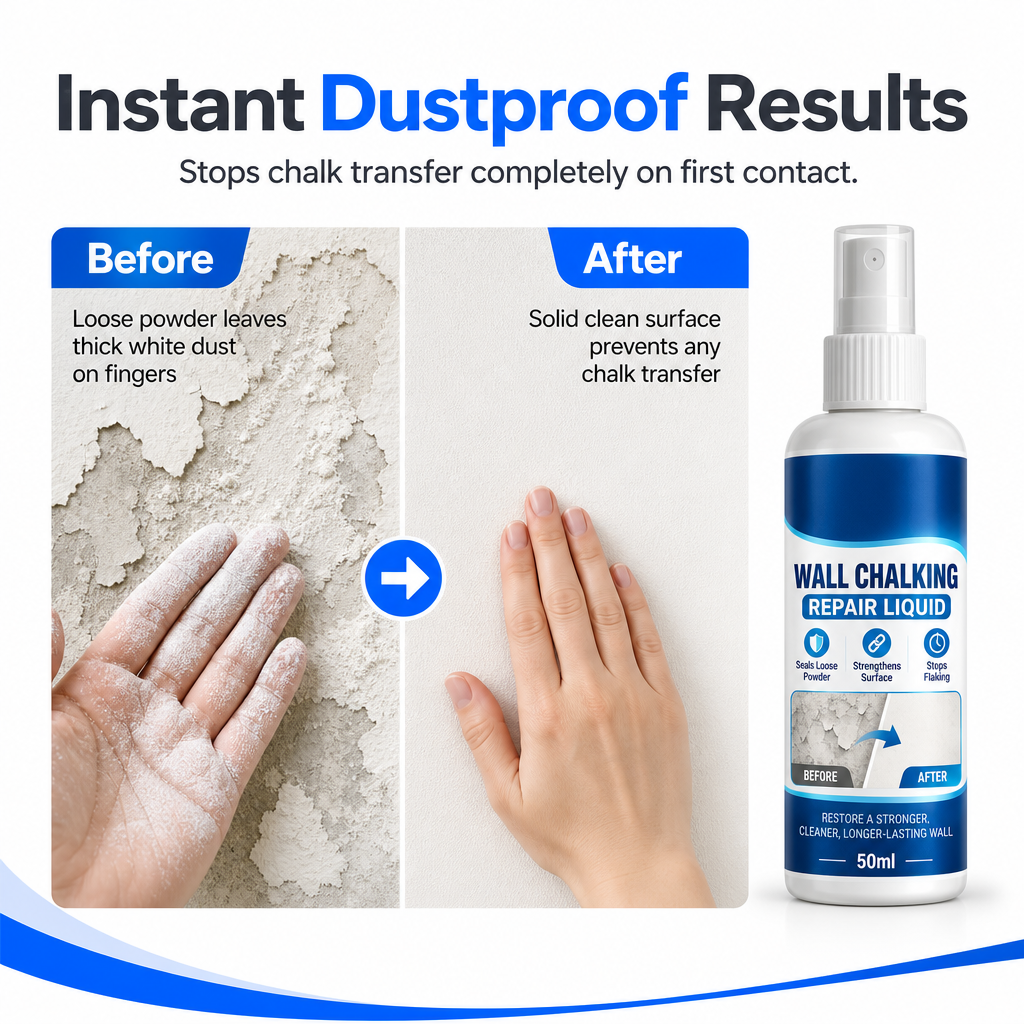 🥳Wall Repair Solution—prevents chalking, provides deep adhesion, and is waterproof✅