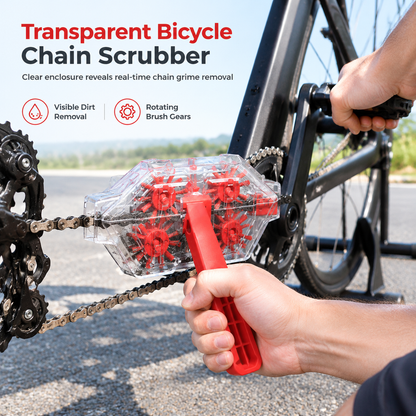 🚴🔧 Transparent Bicycle Chain Cleaner – Deep Cleaning & Easy Maintenance Tool for Bikes