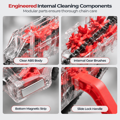🚴🔧 Transparent Bicycle Chain Cleaner – Deep Cleaning & Easy Maintenance Tool for Bikes