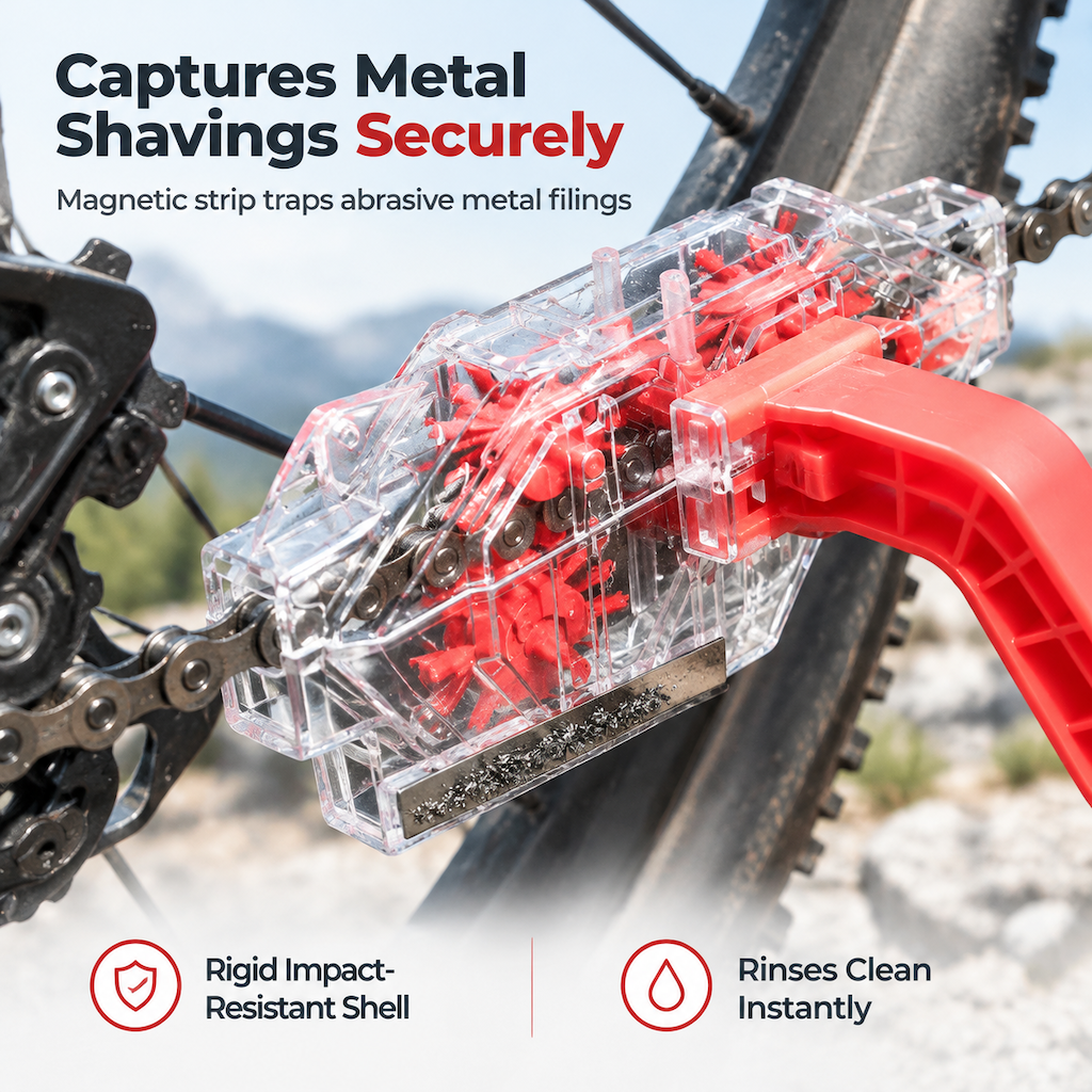 🚴🔧 Transparent Bicycle Chain Cleaner – Deep Cleaning & Easy Maintenance Tool for Bikes
