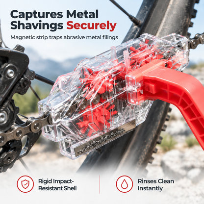 🚴🔧 Transparent Bicycle Chain Cleaner – Deep Cleaning & Easy Maintenance Tool for Bikes