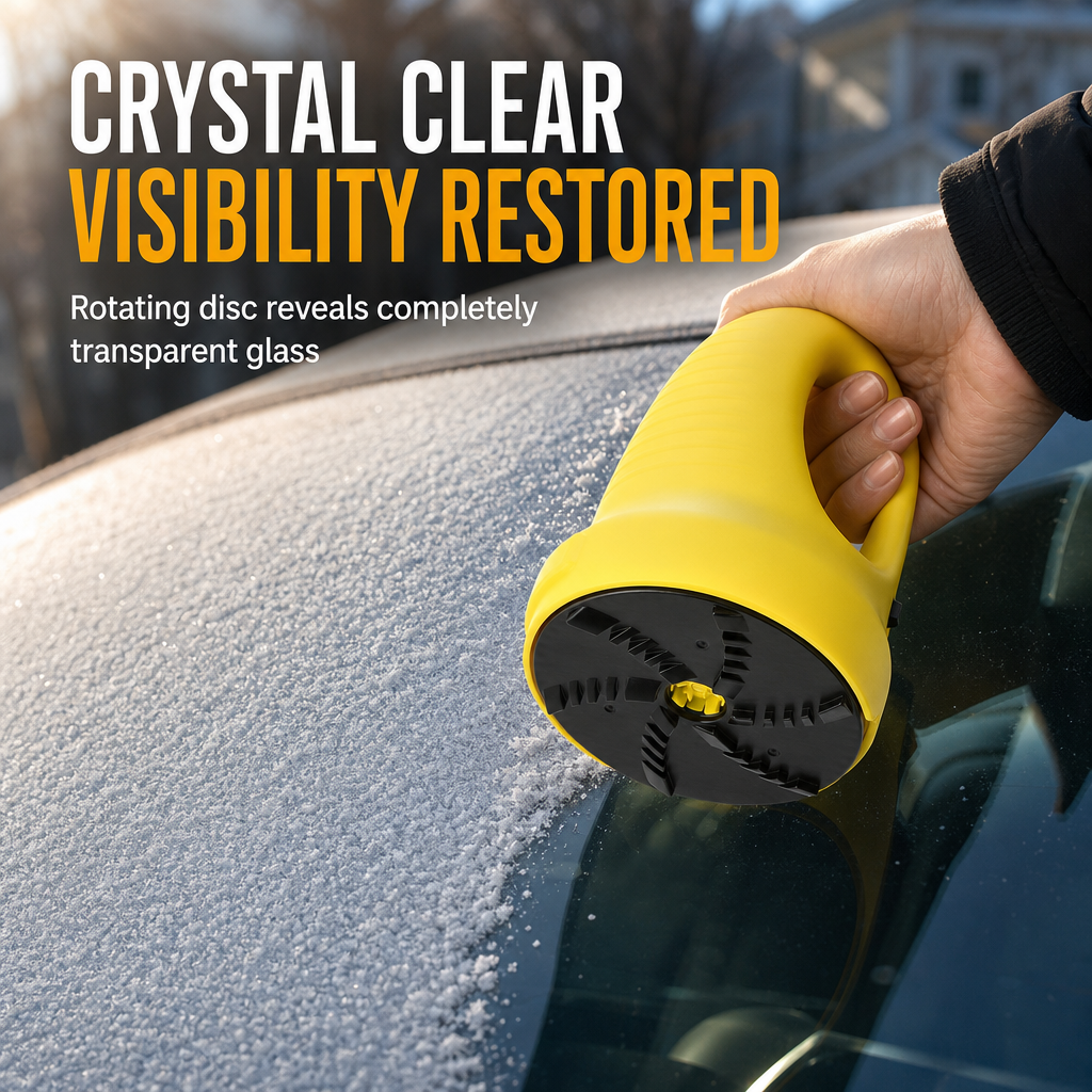 ❄️Electric Car Windshield Snow Scraper and Deicing Tool for Winter Snow and Removal