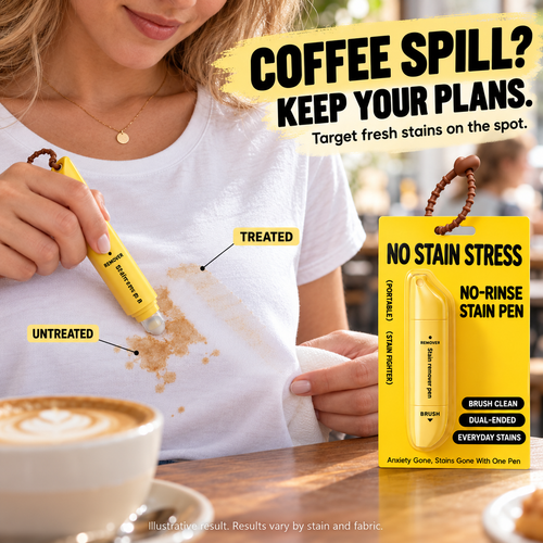 🖊️🧽Portable Dual-Head Stain Remover Pen