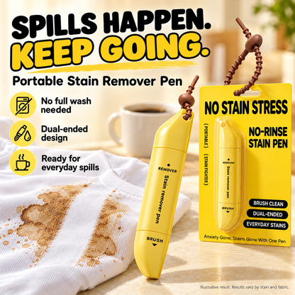 🖊️🧽Portable Dual-Head Stain Remover Pen