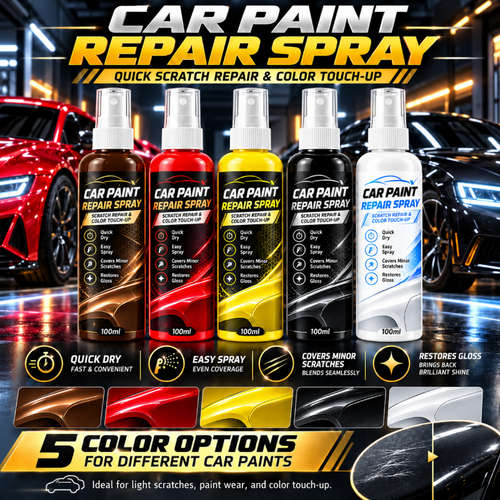 🚗✨ Car Scratch Repair Spray – For Minor Scratches & Quick Touch-Ups 🛠️