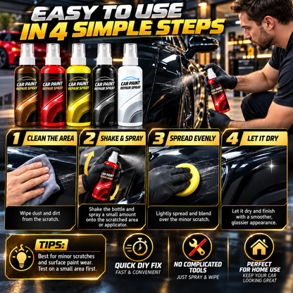 🚗✨ Car Scratch Repair Spray – For Minor Scratches & Quick Touch-Ups 🛠️