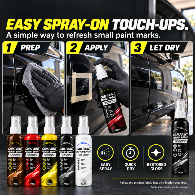 🚗✨ Car Scratch Repair Spray – For Minor Scratches & Quick Touch-Ups 🛠️
