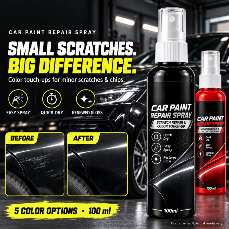 🚗✨ Car Scratch Repair Spray – For Minor Scratches & Quick Touch-Ups 🛠️