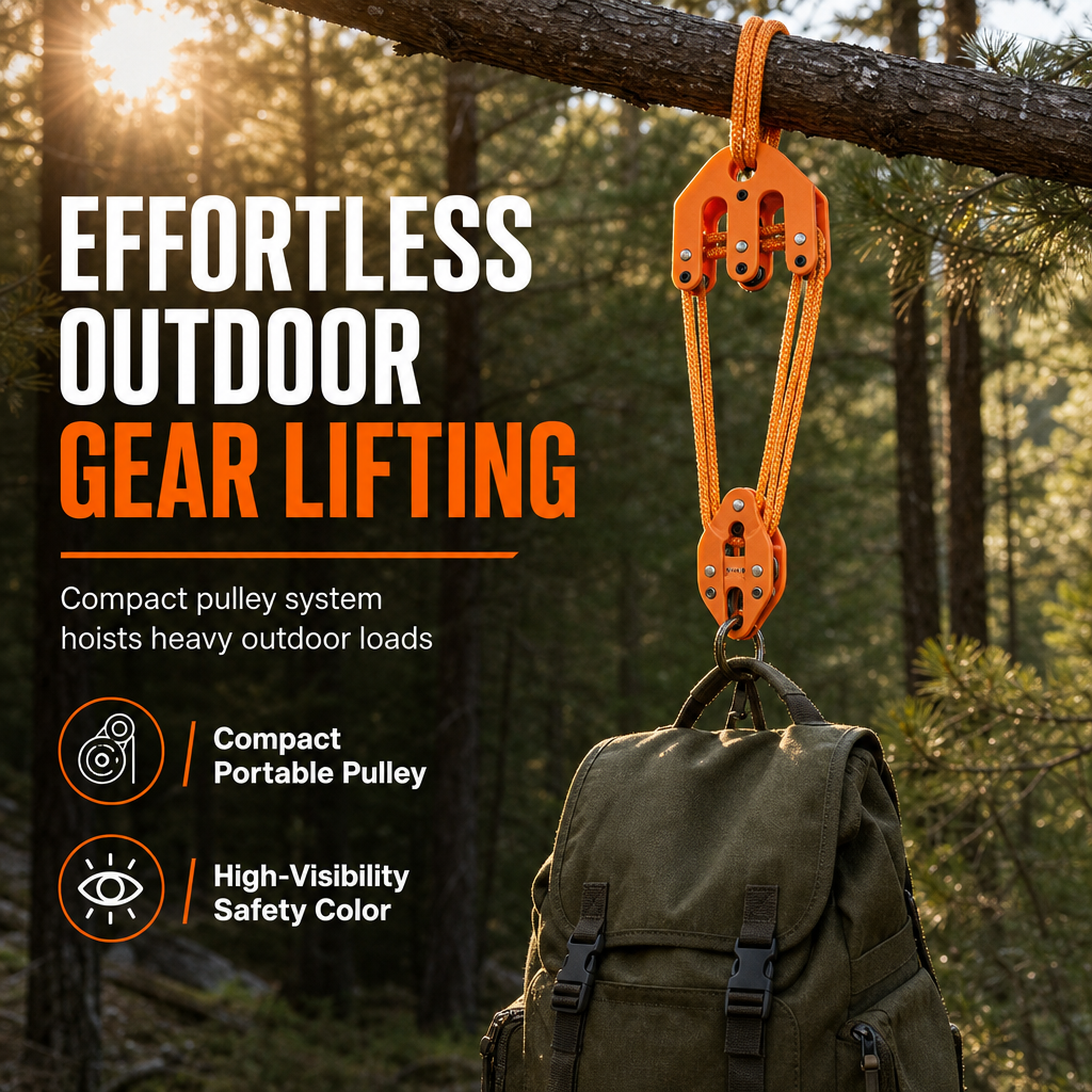 ⛓️ Hoist Block and Tackle Hunting Equipment Hoisting System