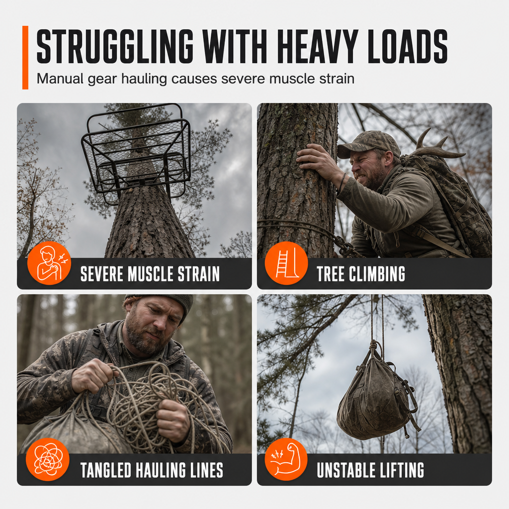 ⛓️ Hoist Block and Tackle Hunting Equipment Hoisting System