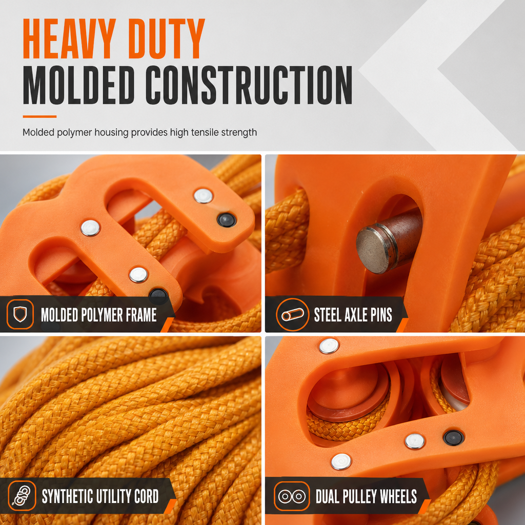 ⛓️ Hoist Block and Tackle Hunting Equipment Hoisting System